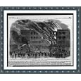 Historic Print (M): Terrible loss of life! Burning of a tenement-house in Forty-fifth Street, near Sixth Ave