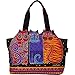 Laurel Burch Feline Friends Large Cutout Shoulder Tote (Feline Friends)