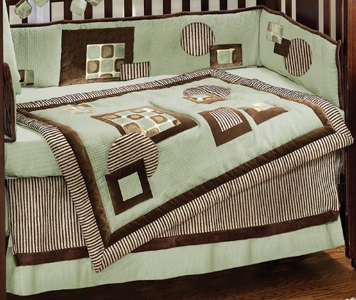 Click here for Baby Picasso Sage - 4-Piece Bedding Set prices