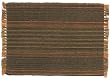 Durable Hand Woven 100% Cotton Striped Placemat 12x18 Inches Set of 6