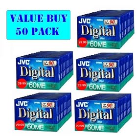 JVC 60 Minute Mini DV Tape 50 Pack by JVC