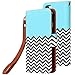 iPhone 7 Case, E LV iPhone 7 Case Cover - Flip Folio Full Body Protection for Apple iPhone 7 - [ZIGZAG]