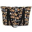 Georgia Tech Logo GA Tech Deluxe Tote Bag with COTTON FABRIC Surface and WATERPROOF LINING