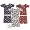 Sports Shorty Cotton Pajamas for Boys (Set of Three)