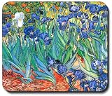 Van Gogh Irises Mouse Pad