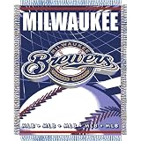 Milwaukee Brewers MLB Triple Woven Jacquard Throw (MLB Series) (48"x60")
