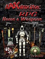 Apocalypse 2500 Rpg Items & Weapons