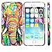 iPhone 6 6S Night Luminous Case, Luxury HD Vintage Tribe Stripe Animal Pattern TPU Rubber Silicone Gel Cover-Colorful Elephant