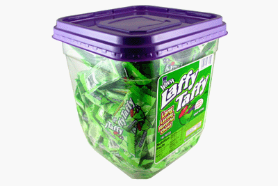 Laffy Taffy Tub Sour Apple 165 Pieces by Nestle