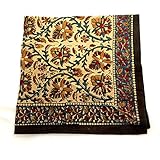Kalamkari Block Print Cotton Table Napkin 18" x 18" Multi Color