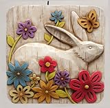 Garden Blooms Bunny Garden Stone