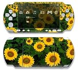 Sun Flowers Decorative Protector Skin Decal Sticker for Sony Playstation PSP 1000 Portable System