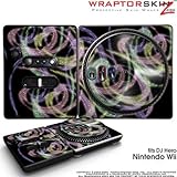 DJ Hero Skin Neon Swoosh on Black fits Nintendo Wii DJ Heros (DJ HERO NOT I ....