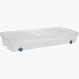Rubbermaid FG5334TPCLAQM Wheeled Storage Box