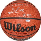 David Lee Autographed NCAA Basketball with Go Gators Inscription