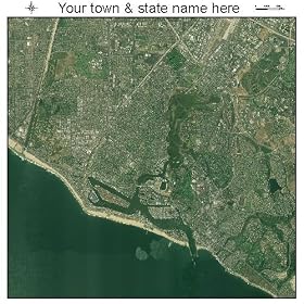 Aerial Photography Map of Newport Beach, California 2005 CA