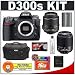 Nikon D300s Digital SLR Camera + 18-55mm VR + 55-200mm Zoom Lens + 16GB Card + EN-EL3e Battery + Case + Cameta Bonus Accessory Kit