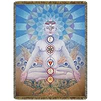 Chakras Tapestry Throw Blanket