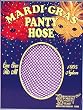Purple Adult Mardi Gras Fishnet Pantyhose Tights