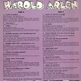 "I Love to Singa!": The Other Songs of Harold Arlen