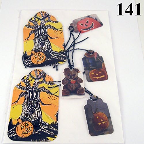 Handmade Halloween Gift Tag Set