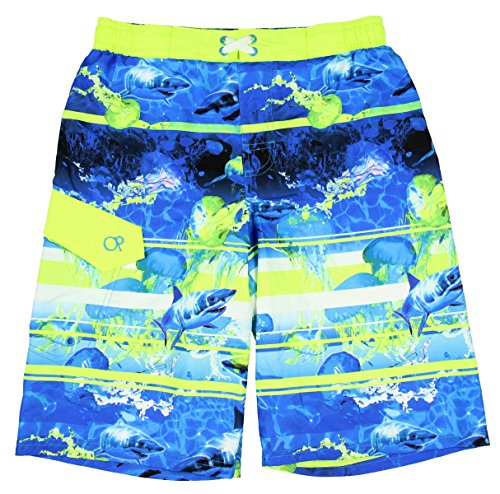 Ocean Pacific Boys Sharks Jellyfish Jetty Swim Shorts