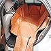HAOCOO Pet Seat Cover Waterproof and Washable for Cars, SUV, Vans & Trucks (Orange)