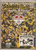 2005 AFC Championship Game Program Steelers Patriots