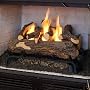 Oak Gel Indoor Conversion Log Set
