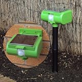 Solar Powered Ultra Sonic Cat Dog Fox Pest Deterrent Scarer Repeller Repellent