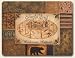 image and picture of Small Cutting Board ~ Trail's End Lodge ~ 8x10 ~ made of tempered glass ~ code 170