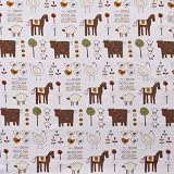 Bean Sprout With a Moo Moo Crib Sheet by Bean Sprout