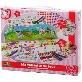 Canal toys - HKC 073 - Loisirs Cr�atifs - Ma valisette de jeux hello kitty