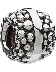 Authentic Chamilia Silver Dots & Line Charm - Retired