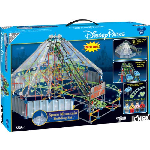 Disney Store Deluxe KNex Space Mountain Motorized Building Set Roller