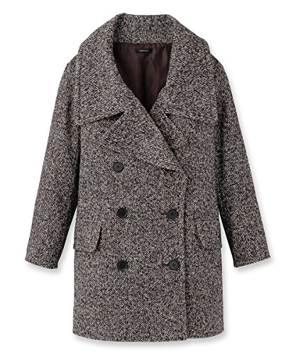 (スマートピンク) smart pink ダブルツイードコート 60697012