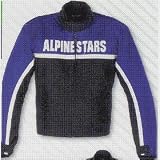 ALPINESTARS T-BARCELONA TEXTILE JACKET BLUE LG 330-087-17-L