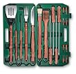 Barbecue Case 18Pc Set Green