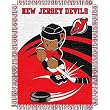 New Jersey Devils NHL Triple Woven Jacquard Throw (044 Series) (36X46")"