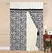 Black / White Zebra Windows Curtain