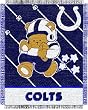 Indianapolis Colts Woven Baby Blanket Throw - NFL Football Fan Shop Sports Team Merchandise