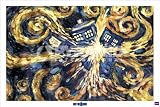 (24x36) Doctor Who Exploding Tardis TV Poster Print