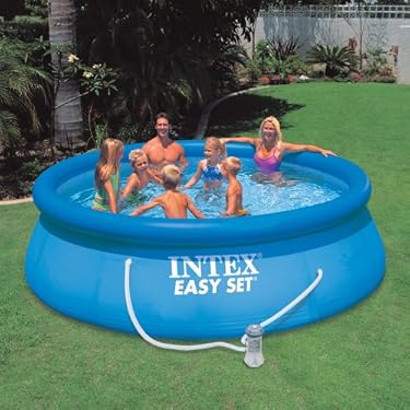 12 Ft X 36 Inch Simple Set Round Above Ground Swimming Pool With Filter Pump By Intex