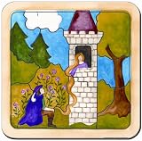 Wooden Fairytale Puzzle - Rapunzel