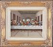 Last Supper by Davinci Framed Art, 13.5" x 15.5" - MADE IN ITALY
