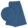 Journee Collection Knitted Scarf and Beret Set