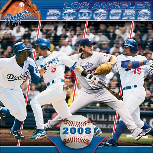 Los Angeles Dodgers 2008 Wall Calendar