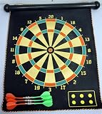 ROLL-UP MAGNETIC DART BOARD,DARTS have no sharp points