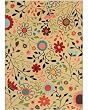 Shaw Area Rugs: Kathy Ireland Young Attitudes Rug: Garden Girl Sandy Beach: 5'5"x7'9" Rectangle