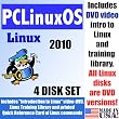 PCLinuxOS 2010 Linux, 4-disks Set, Includes "Introduction to Linux" video-DVD, Linux Training Library and printed Quick Reference Card of Linux commands, Contains both 32-bit and 64-bit versions, includes Complimentary Evaluation Exam